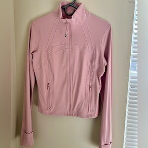 lululemon Nulu Cropped Define Light Pink Full-Zip Athletic Jacket